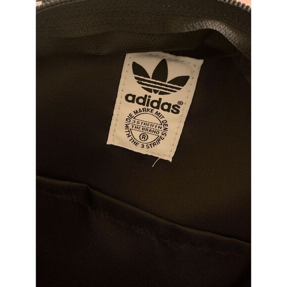 Adidas Originals Black & White Mini Backpack Book Bag/ Purse 9" x 10" CK5078 - Picture 5 of 7